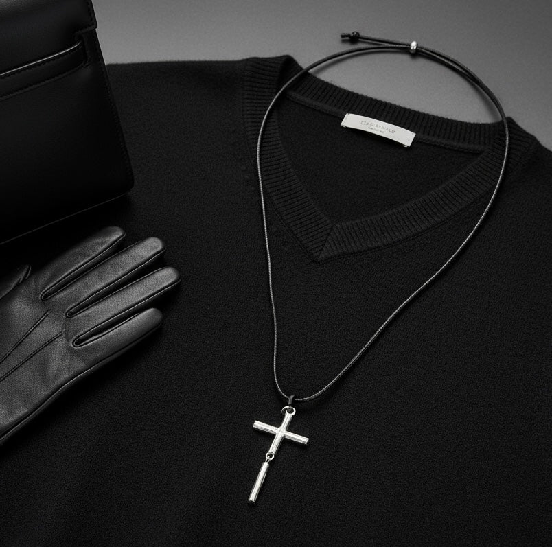 Elements Movable Cross Pendant