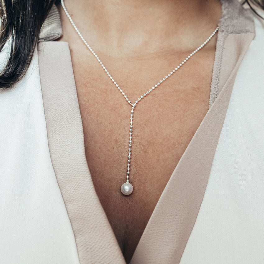 Floating Freshwater Pearl Necklace