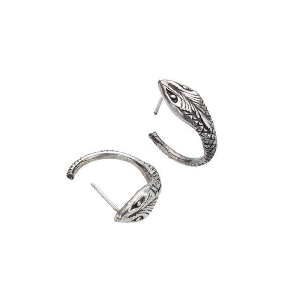 Snake Hoop Earrings