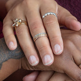 Multi Heart Band Ring