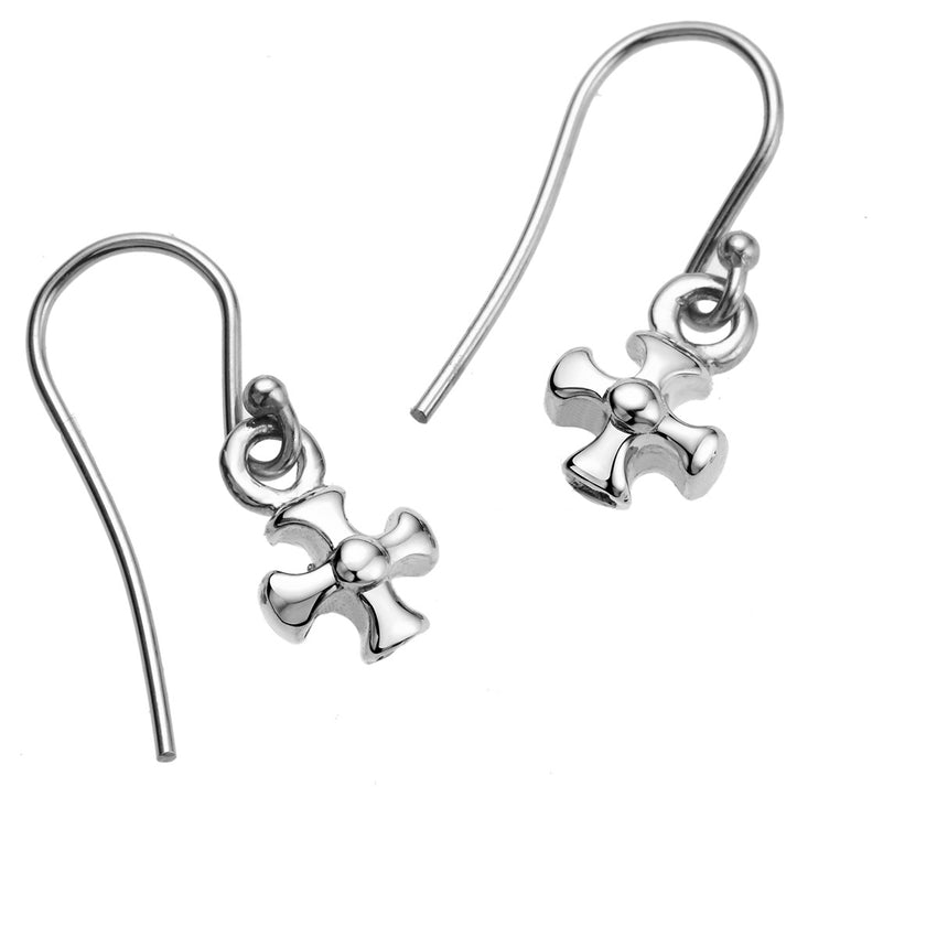 Maltese Cross Earrings