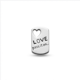 Love Pass It On Pin in Recycled Sterling Silver