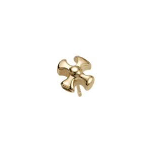 One Maltese Cross Stud Earring